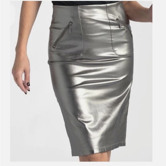 Kate & Mallory Dresses & Skirts - Kate & Mallory Metallic Pencil Skirt
